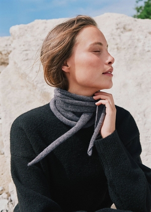 Misty knit scarf Antracit Melange Neo Noir 
